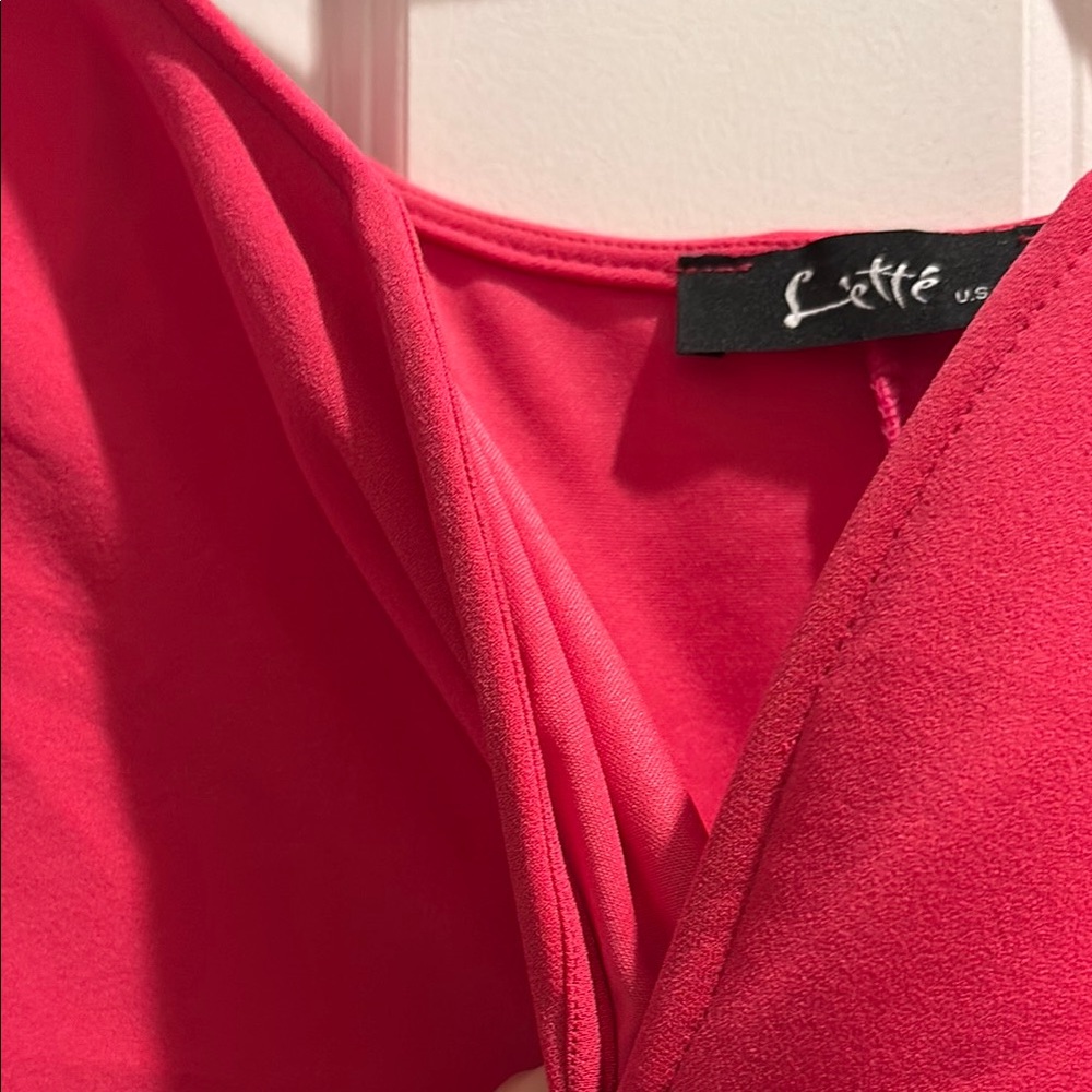 Pink Off-Shoulder Bodycon Mini Dress - Picture 4 of 6